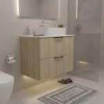 Тумба с ящиками подвесная в ванну