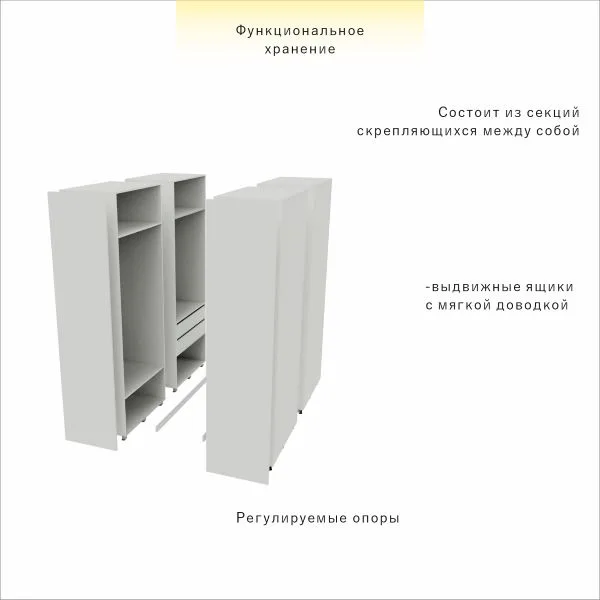 Гардеробная комната Modo 180х180 см — изображение 9