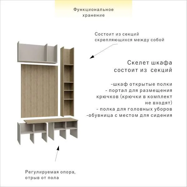 Мебель для прихожей 120см — изображение 7