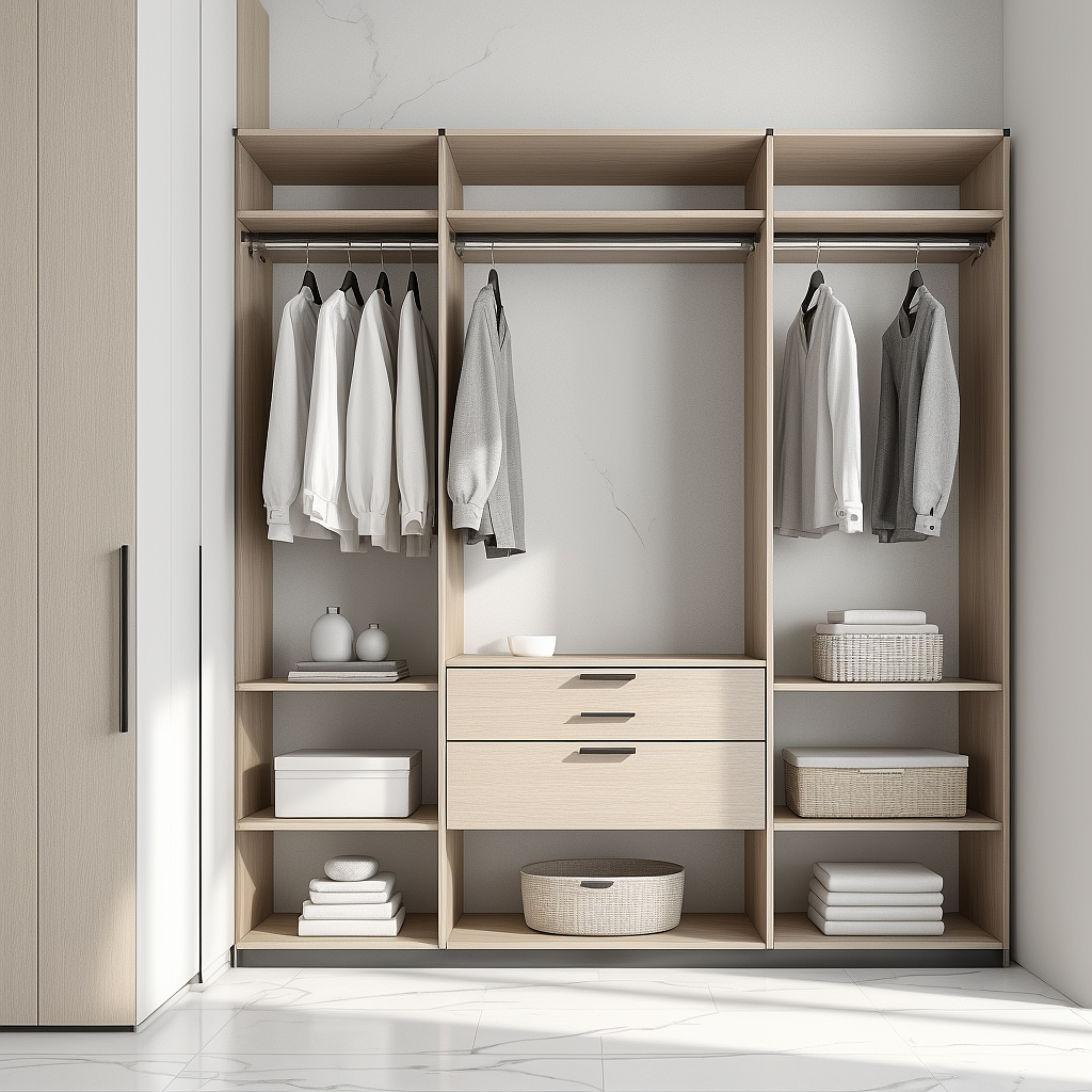 Modulnyj shkaf dlya garderoba ST modul render