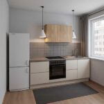 Кухонный гарнитур прямой 2.4м